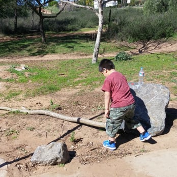 Kit Carson Park - Told the kid I needed a new walking stick. haha - Parks Near Me - Escondido, California