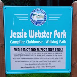 Main park Entry sign at East 3rd and South Eunice (park does not have an actual street address)
