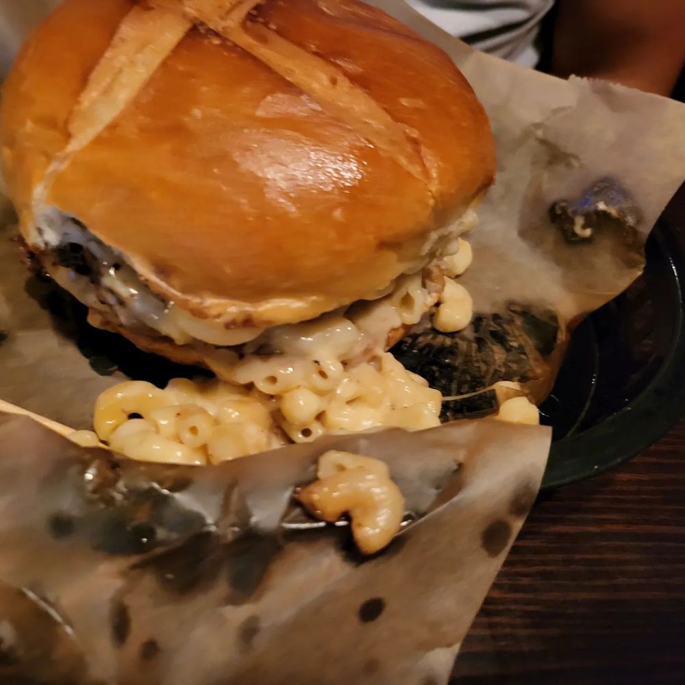 Lucky's Last Chance - Mac attack burger - Hot Dogs Near Me - Philadelphia, Pennsylvania Lucky's Last Chance - Mac attack burger - Hot Dogs Near Me - Philadelphia, Pennsylvania