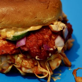 Geddi Route - a sandwich with a toothpick sticking out of it - Food Trucks Near Me - Brampton, Ontario