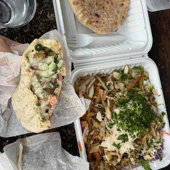 Falafel Stop - falafel In a Pita chicken Shawarma Hummus Plate - Falafel Near Me - Sunnyvale, California