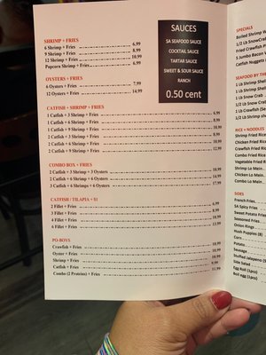 Menu photo 8 SA Seafood San Antonio, TX