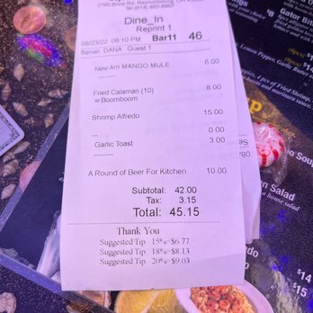 Cajun Boil Bar - Don't forget to buy a "round of beer for kitchen" as it's well deserved. - Cocktail Bars Near Me - Reynoldsburg, Ohio