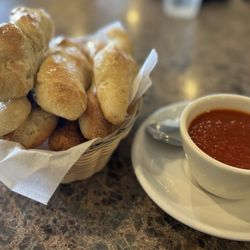 Dominic's Italian Restaurant - Bread Sticks with Marinara Sauce