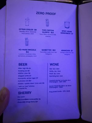 Menu photo 8 Service Bar Washington, DC, DC
