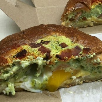 Donut Dynamite - Ham and egg brekkie bun. - Donuts Near Me - Wailuku, Hawaii Donut Dynamite - Ham and egg brekkie bun. - Donuts Near Me - Wailuku, Hawaii