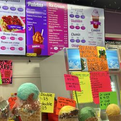 La Michoacana Ice Cream Delicious - Menu