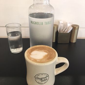 Magnolia Table - Lavender latte with almond milk - Breakfast & Brunch Near Me - Waco, Texas