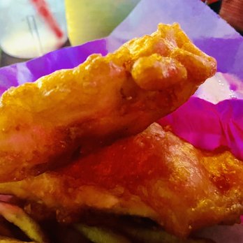 Wooden Chicken Pub - two pieces of fried food - New American Near Me - Portland, Oregon