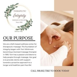 Integrity Therapeutic Massage & Wellness - Our Purpose