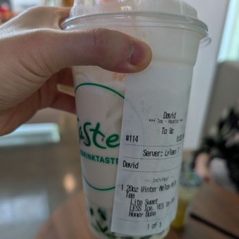 Tastea  - 20oz Wintermelon Tea - Bubble Tea Near Me - Houston, Texas