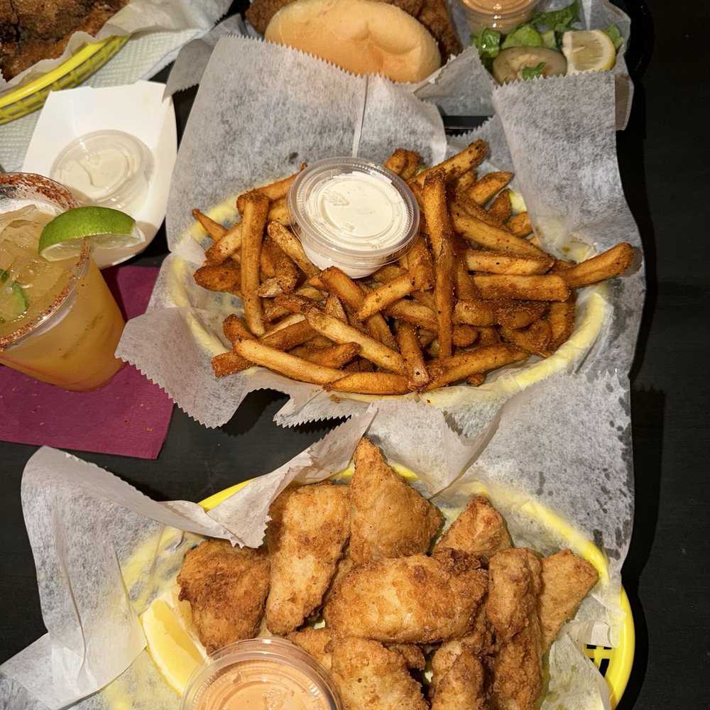 Tiki Grill - Fried fish bites, Cajun fries, wings and catfish sandwich - Comfort Food Near Me - Flagstaff, Arizona
