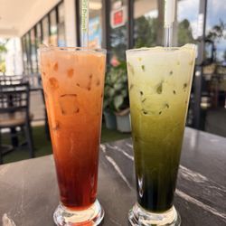 Thai Iced Tea & Green Thai Iced Tea