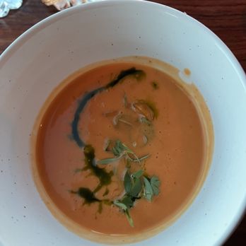 Sierra Mar - Tomato gazpacho - New American Near Me - Big Sur, California