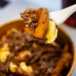 Bingz Crispy Burger - Signature Poutine with Beef ($9.99)