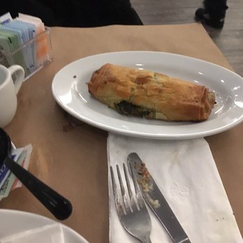 To Steki - This is my $8 spinach pie. Good but a bit expensive. - Greek Near Me - Whitestone, New York To Steki - This is my $8 spinach pie. Good but a bit expensive. - Greek Near Me - Whitestone, New York
