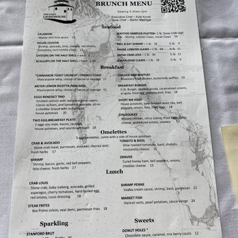 Tom Ham's Lighthouse - Brunch Menu - Breakfast & Brunch Near Me - San Diego, California