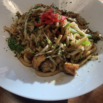 Blue Fish - Yaki Udon with chicken - Asian Fusion Near Me - Dearborn, Michigan