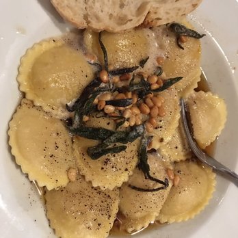 Aqua Terra Bistro - Boring butternut squash ravioli = needs salt! - Southern Near Me - Buford, Georgia