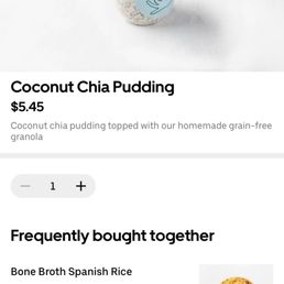Actual size of pudding is about 1/3 of what's shown