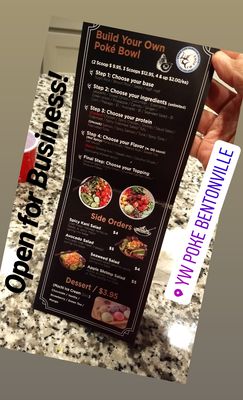 Menu photo 5 Yw Poke Bentonville, AR Menu photo 5 Yw Poke Bentonville, AR