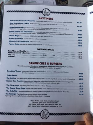 Menu photo 4 Fitz's On The Lake Lodi, WI