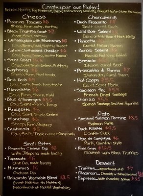 Menu photo 2 Ardoa Wine Bar Mount Pleasant, SC