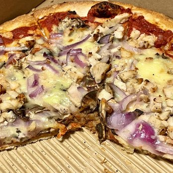 Gino's Pizza - a half eaten pizza in a cardboard box - Pizza Near Me - Oakville, Ontario Gino's Pizza - a half eaten pizza in a cardboard box - Pizza Near Me - Oakville, Ontario