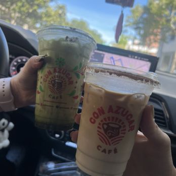 Con Azucar Cafe - Horchata Matcha Latte - Coffee & Tea Near Me - San Jose, California