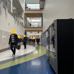 Brighton High School - Main hallway