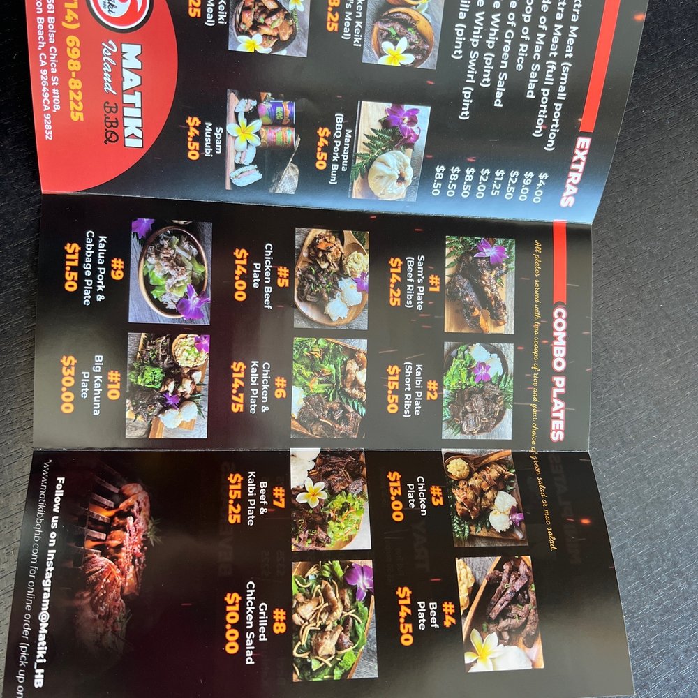 Matiki Island BBQ - menus and prices - Polynesian Near Me - Huntington Beach, California Matiki Island BBQ - menus and prices - Polynesian Near Me - Huntington Beach, California