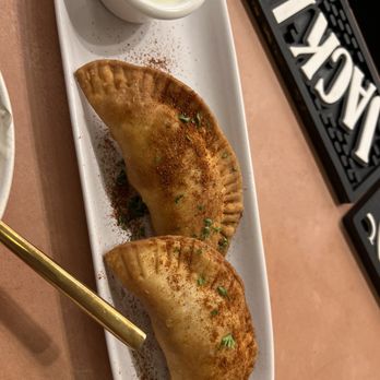 Kaffeology - Chouricho and peppers empanada - Cafes Near Me - Cranston, Rhode Island Kaffeology - Chouricho and peppers empanada - Cafes Near Me - Cranston, Rhode Island