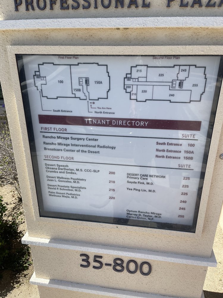 RANCHO MIRAGE IMAGING CENTER Updated October 2024 35800 Bob Hope