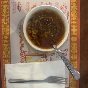 Ming's - Soy sauce and chili with egg flower soup. - Chinese Near Me - Fresno, California Ming's - Soy sauce and chili with egg flower soup. - Chinese Near Me - Fresno, California