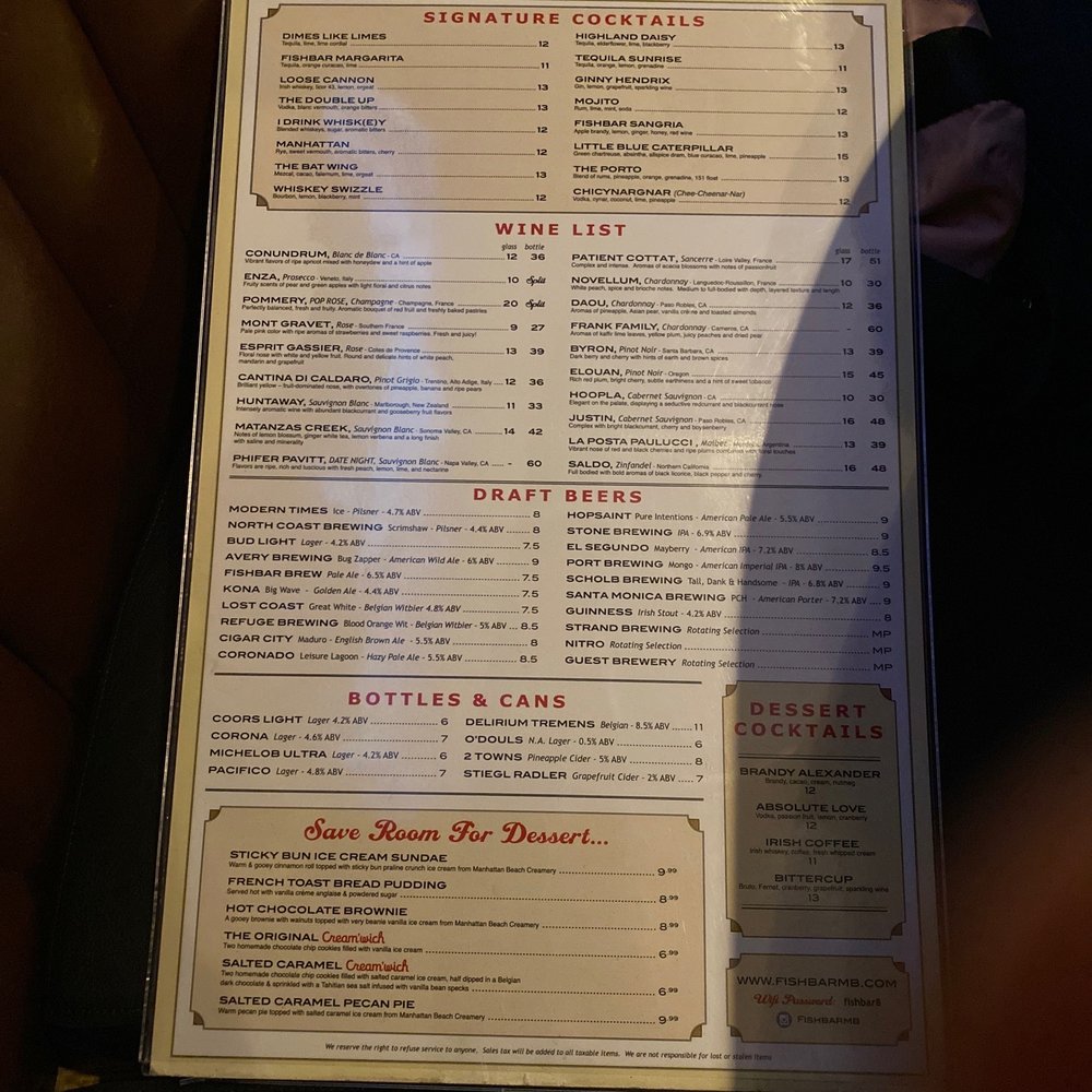 FishBar - Seafood Near Me - Manhattan Beach, California FishBar - Seafood Near Me - Manhattan Beach, California