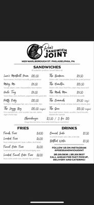 Menu photo 7 Poe's Sandwich Joint Philadelphia, PA Menu photo 7 Poe's Sandwich Joint Philadelphia, PA