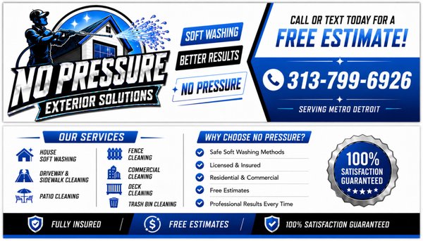No Pressure Exterior Solutions on Yelp