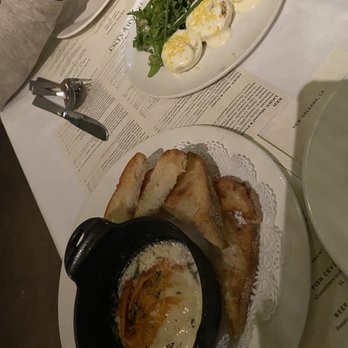 Herbsaint - Baked Asiago and special: oeufs mayonnaise - French Near Me - New Orleans, Louisiana Herbsaint - Baked Asiago and special: oeufs mayonnaise - French Near Me - New Orleans, Louisiana