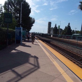 Amtrak Station IRV - On the northbound platform - Train Stations Near Me - Irvine, California