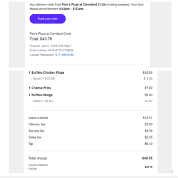 Pino's Pizza - Order Details - Pizza Near Me - Brighton, Massachusetts