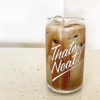 Neat Coffee - Iced Oat Milk Latte - Coffee & Tea Near Me - Costa Mesa, California