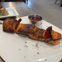 Salmon kebab Salmon kebab