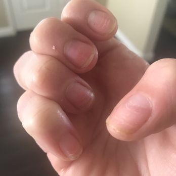 Happiness Nails & Spa - After one week of having gel nails they were chipping, getting caught in my hair, I had to pull them off last night 1.25.19. - Nail Salons Near Me - Oceanside, California