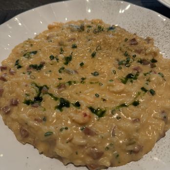 Navy Blue - Crawfish risotto - Seafood Near Me - Houston, Texas Navy Blue - Crawfish risotto - Seafood Near Me - Houston, Texas