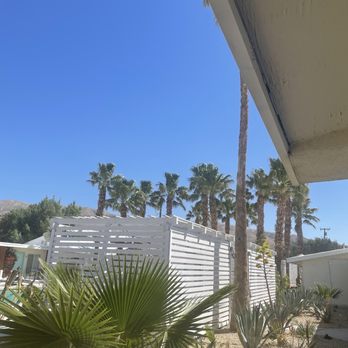 The O Spa - A view from our little patio in front of The Bauhaus room. - Resorts Near Me - Desert Hot Springs, California The O Spa - A view from our little patio in front of The Bauhaus room. - Resorts Near Me - Desert Hot Springs, California