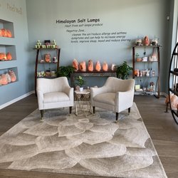 Salt MedSpa - Hendersonville - Lobby and salt lamp store