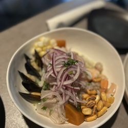 Tacu Taku Peruvian Kitchen - Ceviche Mixto Corvina