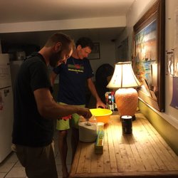 Kayak Central at Pineapple Park - Ironman making homemade bread!
