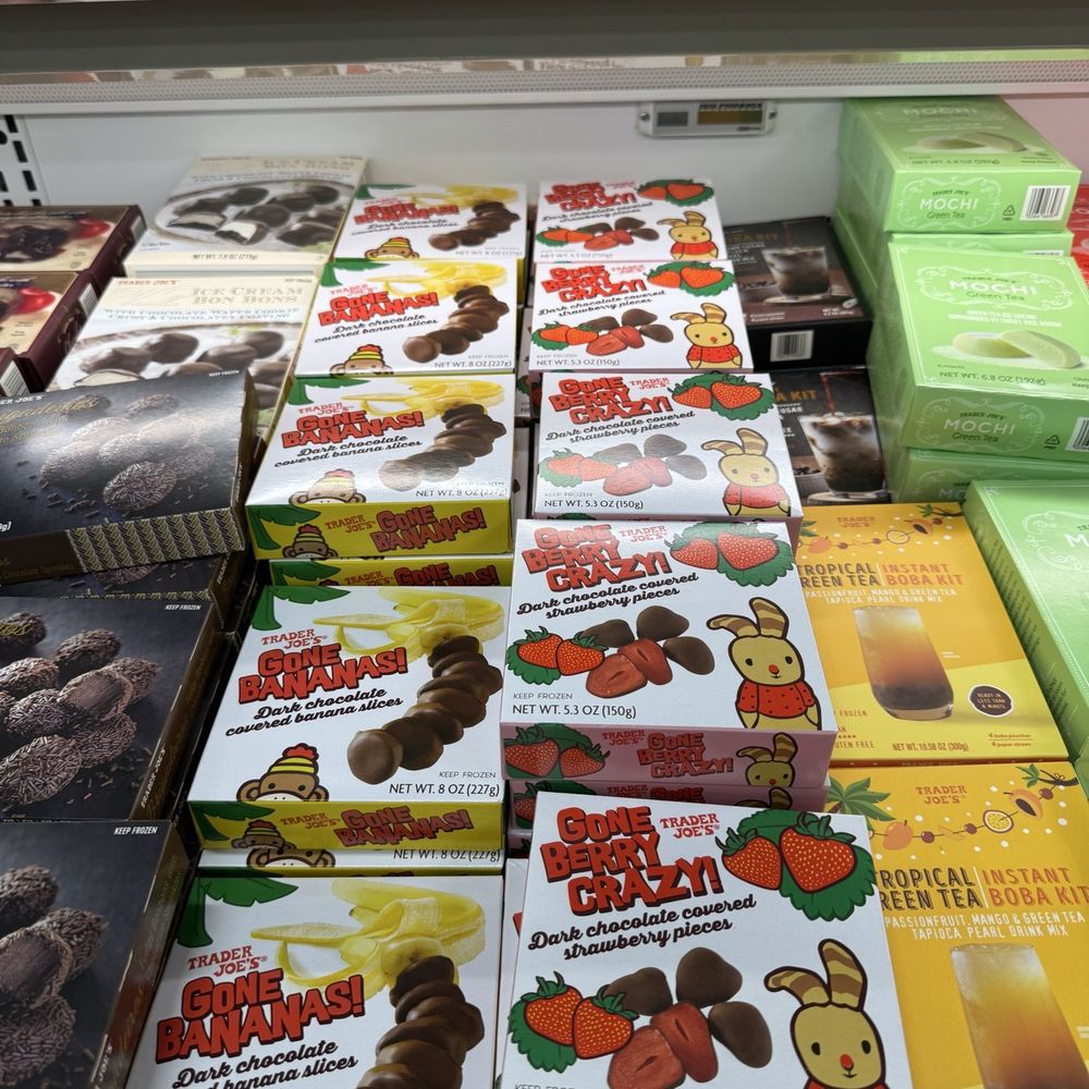 Trader Joe's - Frozen Chocolate covered goodness - Grocery Near Me - Milford, Massachusetts Trader Joe's - Frozen Chocolate covered goodness - Grocery Near Me - Milford, Massachusetts