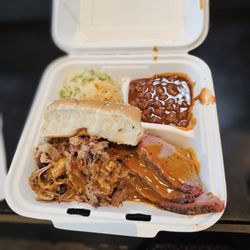 2 Meat Platter - Pulled Pork & Brisket